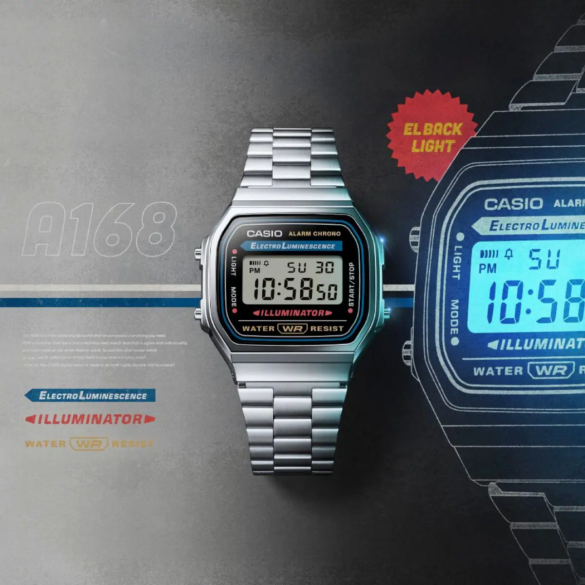 CASIO A168W-1A