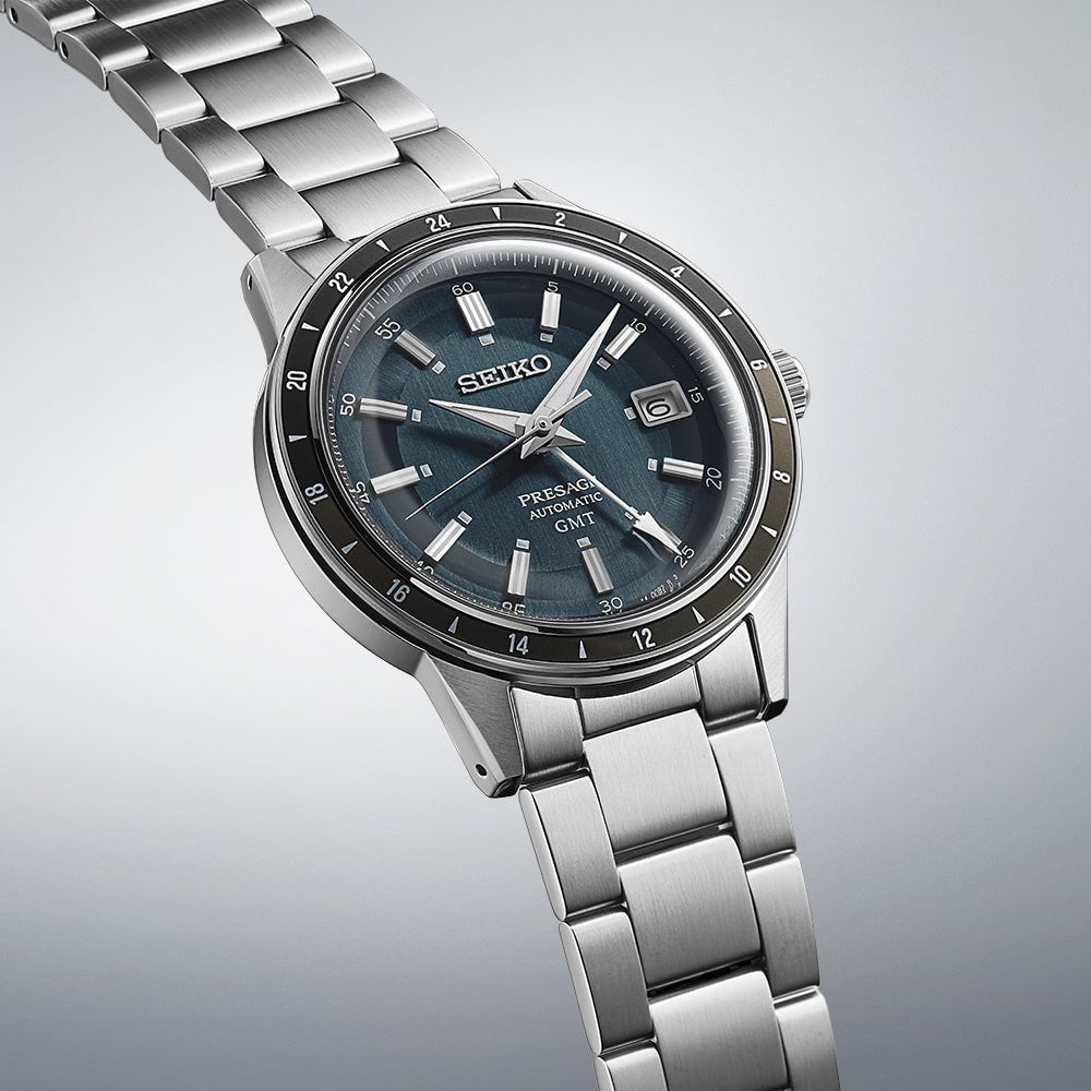 SEIKO PRESAGE SSK009J1 – Style60's Road Trip GMT