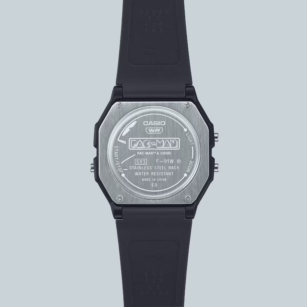 CASIO F-91WPC-1A PAC-MAN Collab