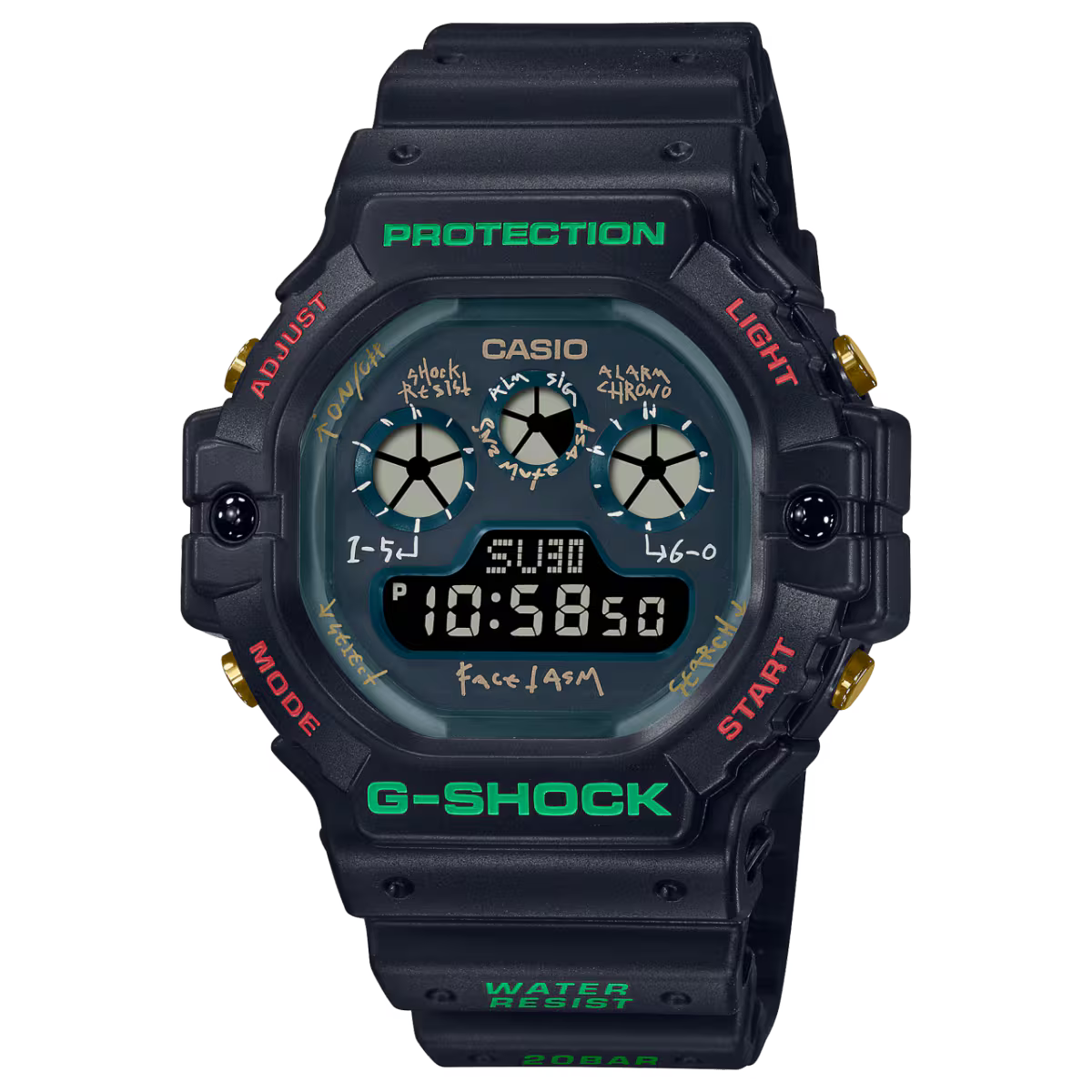 CASIO G-SHOCK DW-5900FA-1 FACETASM Collab