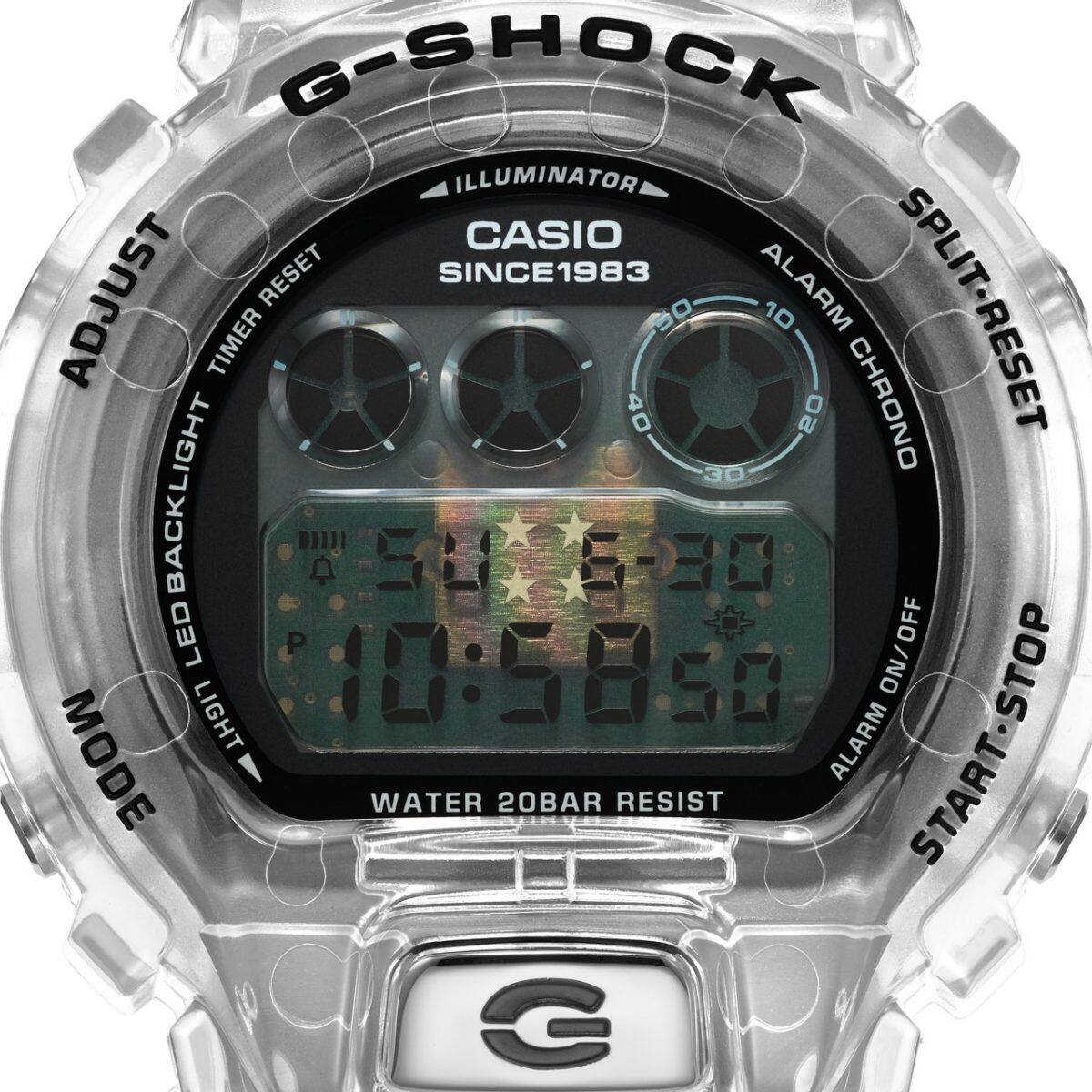 CASIO G-SHOCK DW-6940RX-7ER “Clear Remix” 40th Anniversary Edition