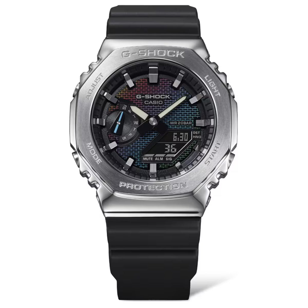 CASIO G-SHOCK GM-2100RW-1A Rainbow Brick Wall Series Limited Edition