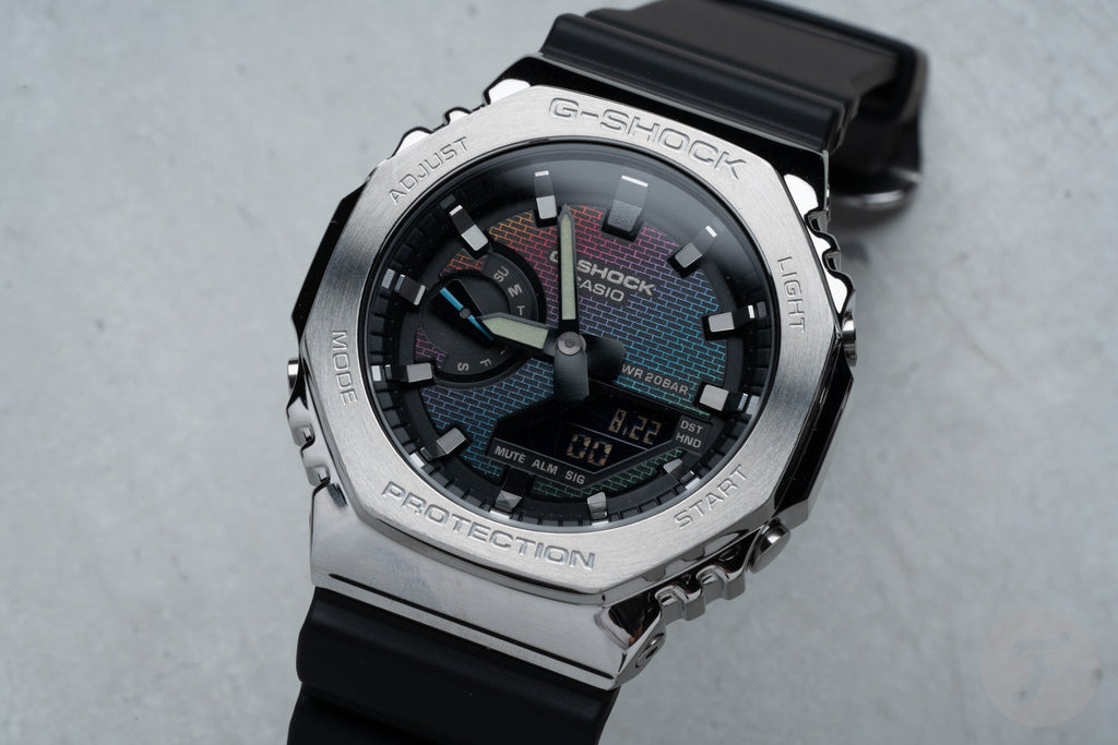 CASIO G-SHOCK GM-2100RW-1A Rainbow Brick Wall Series Limited Edition