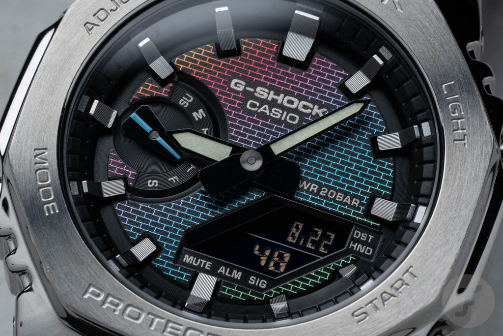 CASIO G-SHOCK GM-2100RW-1A Rainbow Brick Wall Series Limited Edition