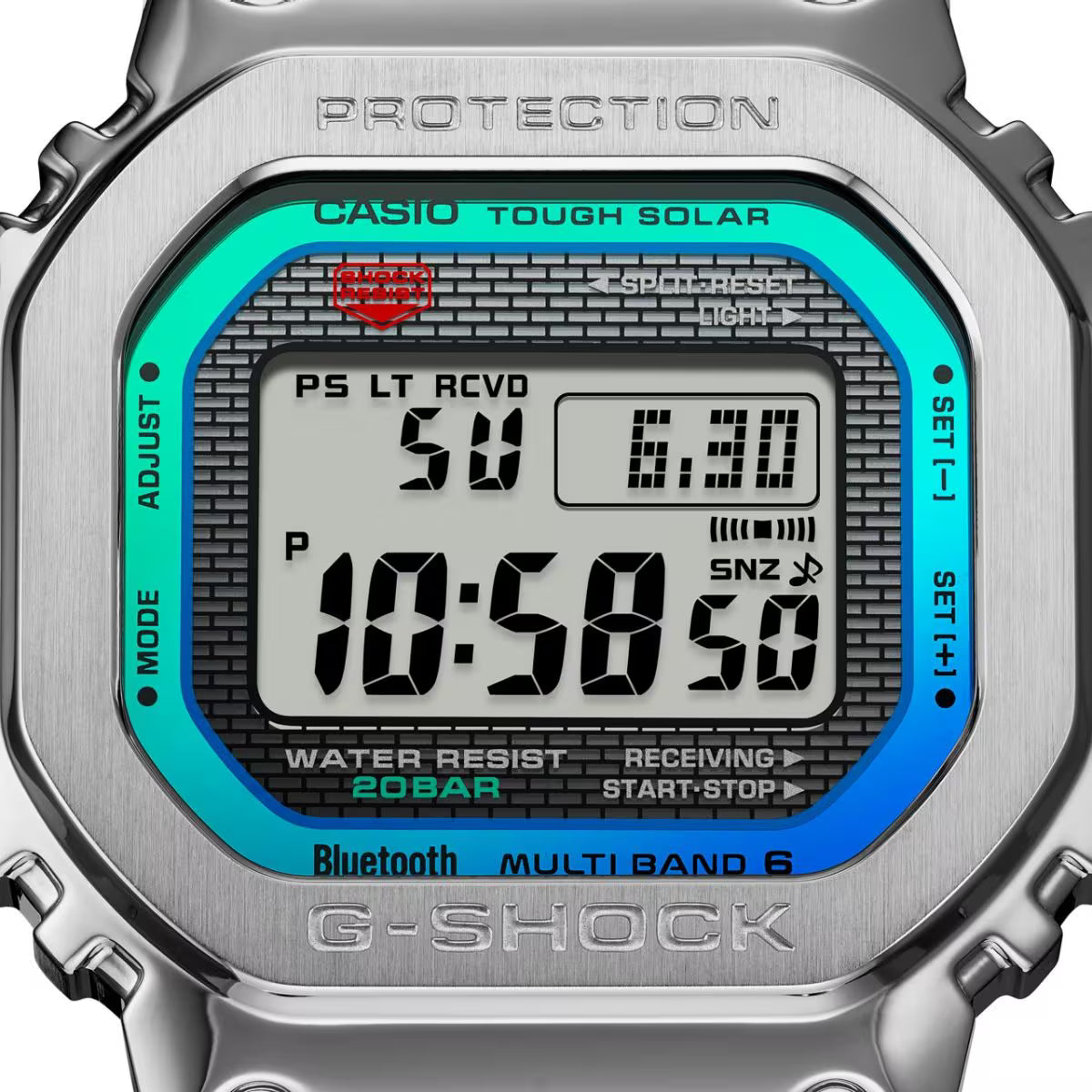 CASIO G-SHOCK GMW-B5000PC-1 Polychromatic Accents collection