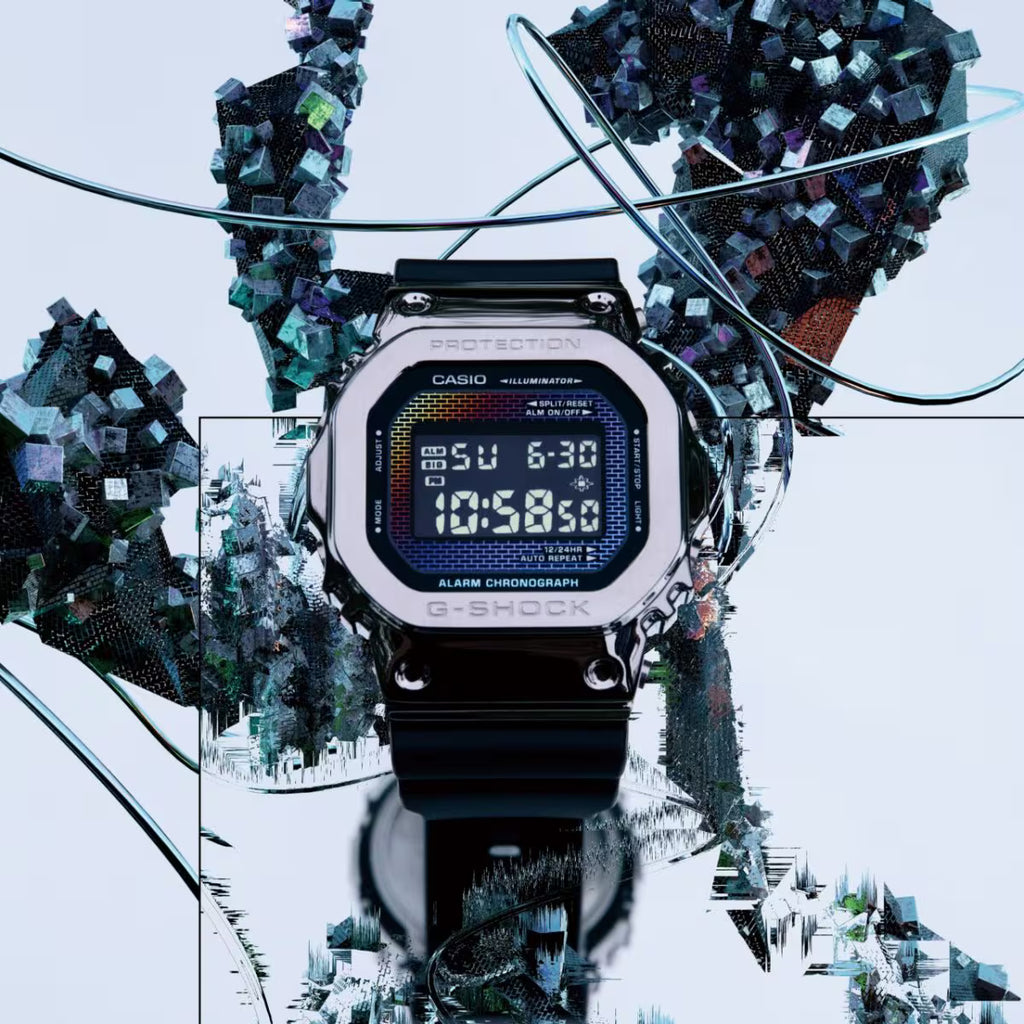 CASIO G-SHOCK GM-5600RW-1 Rainbow Brick Series Wall Limited Edition
