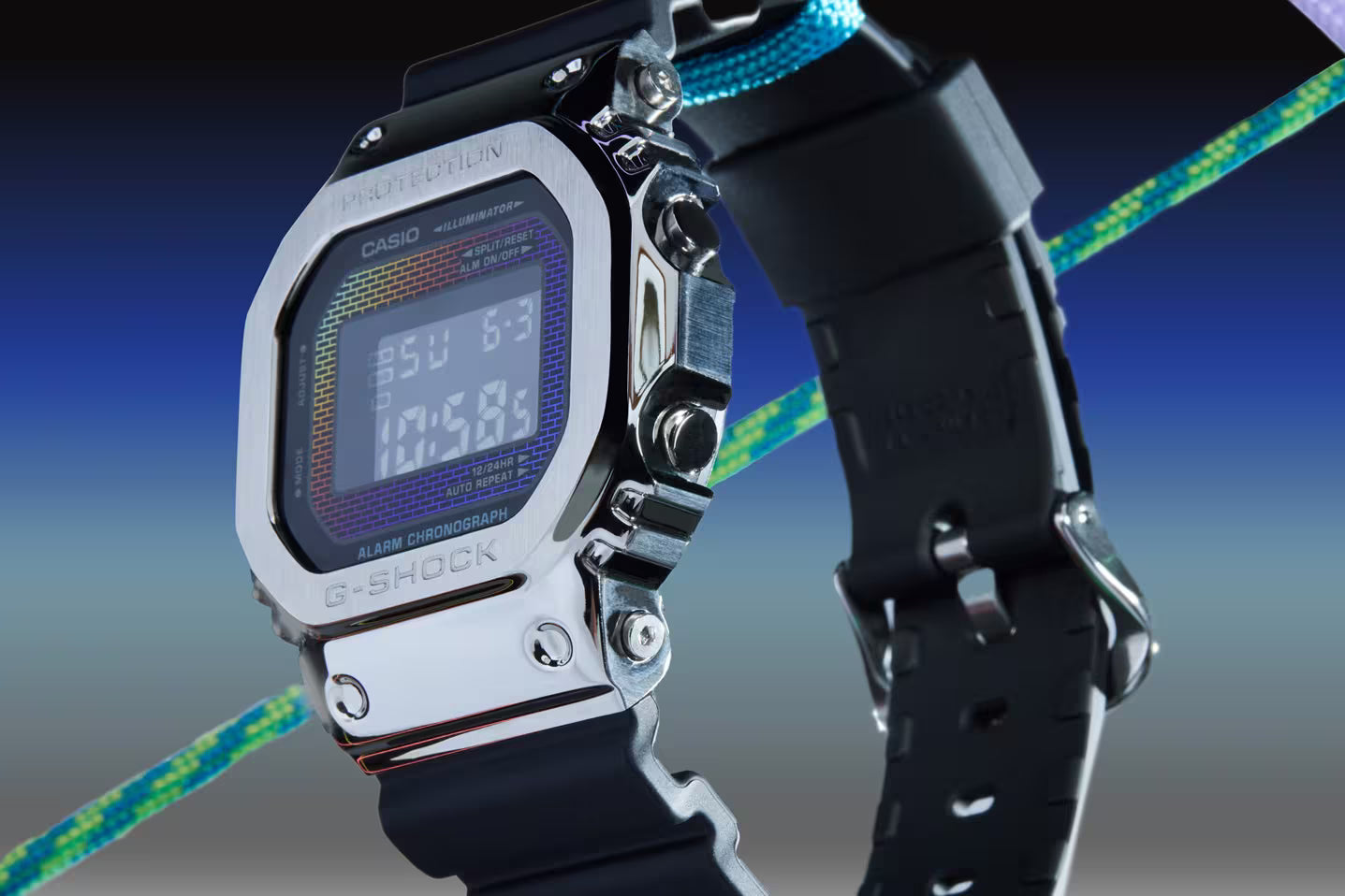 CASIO G-SHOCK GM-5600RW-1 Rainbow Brick Series Wall Limited Edition