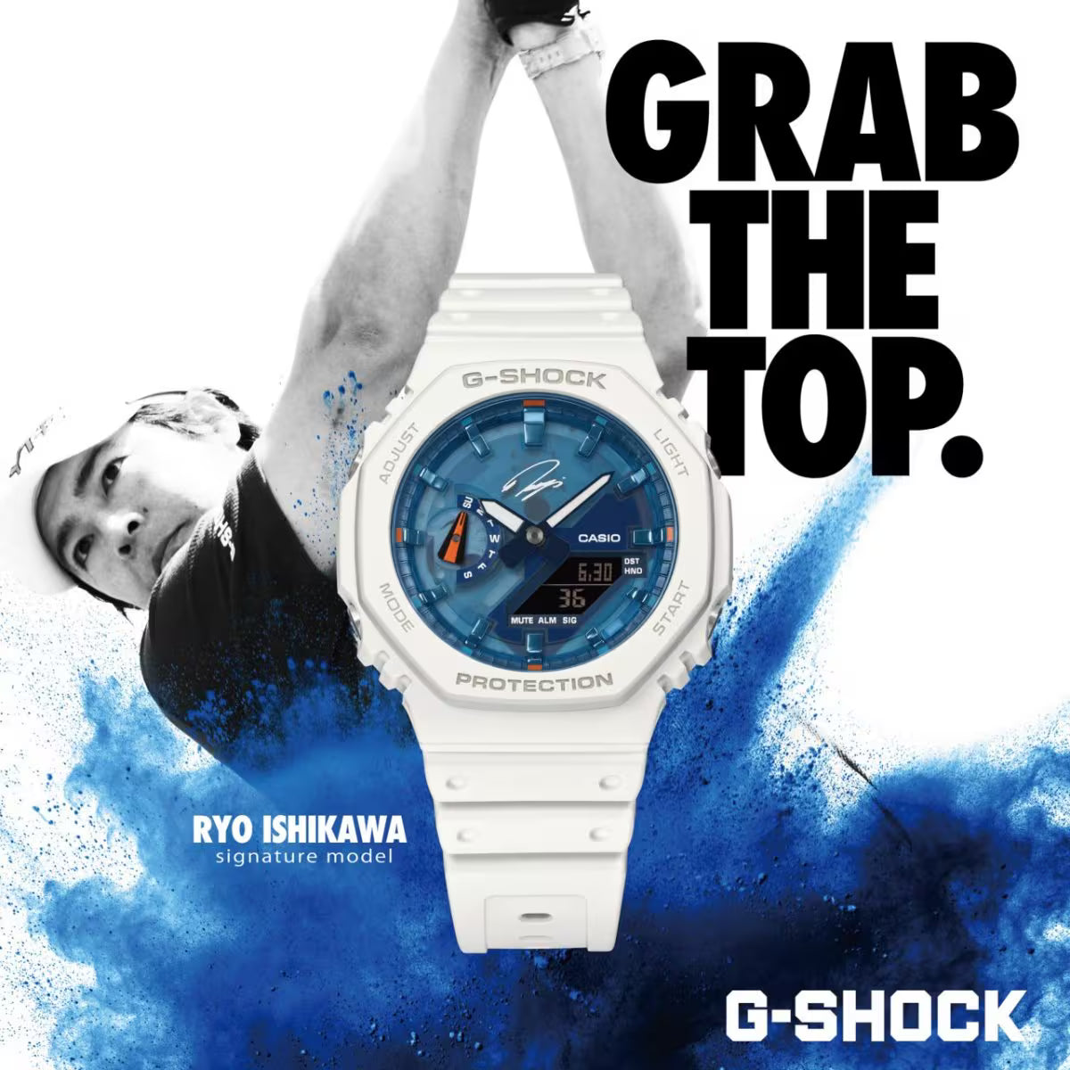 CASIO G-SHOCK GA-2100RI25-7AJR Ryo Ishikawa Signature Model