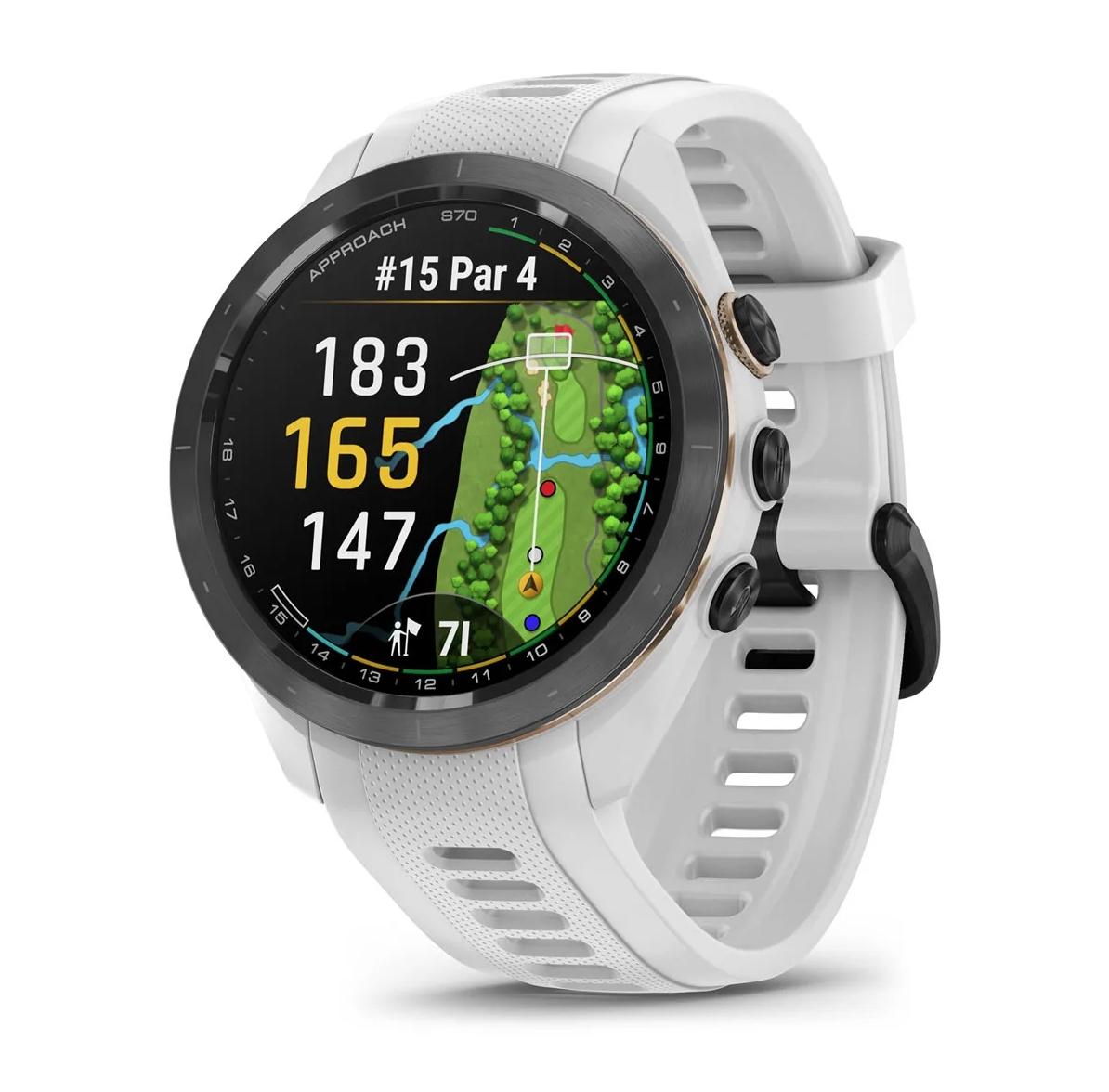 Garmin Approach S70 42mm Golf Smart Watch - White