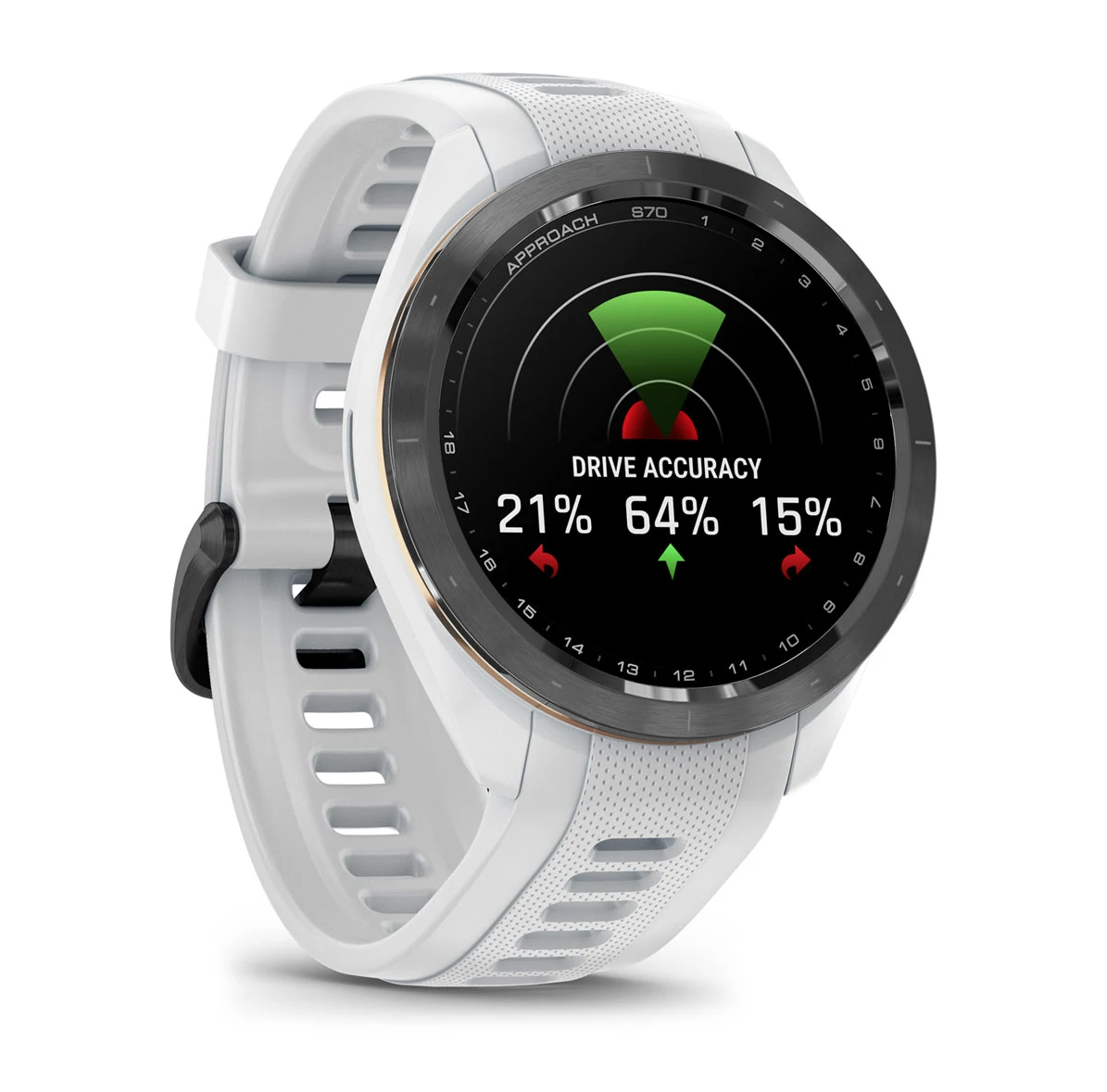 Garmin Approach S70 42mm Golf Smart Watch - White