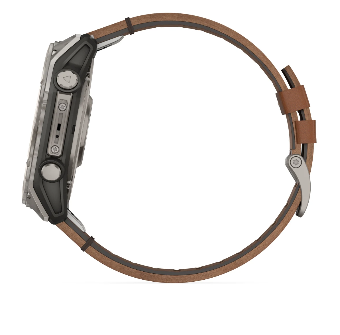 Garmin Fenix 8 51mm Sapphire AMOLED Smartwatch - Titanium Leather