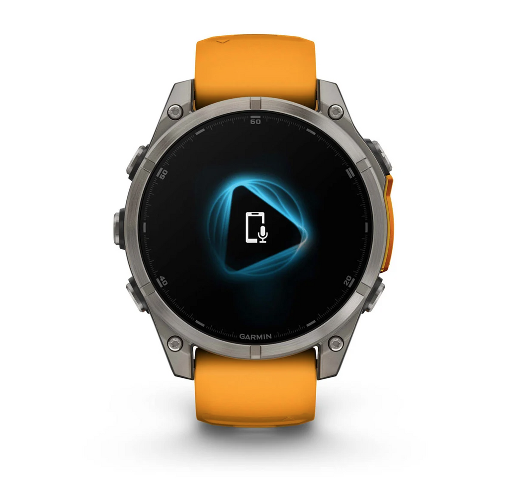 Garmin Fenix 8 47mm Sapphire AMOLED Smartwatch - Titanium Orange