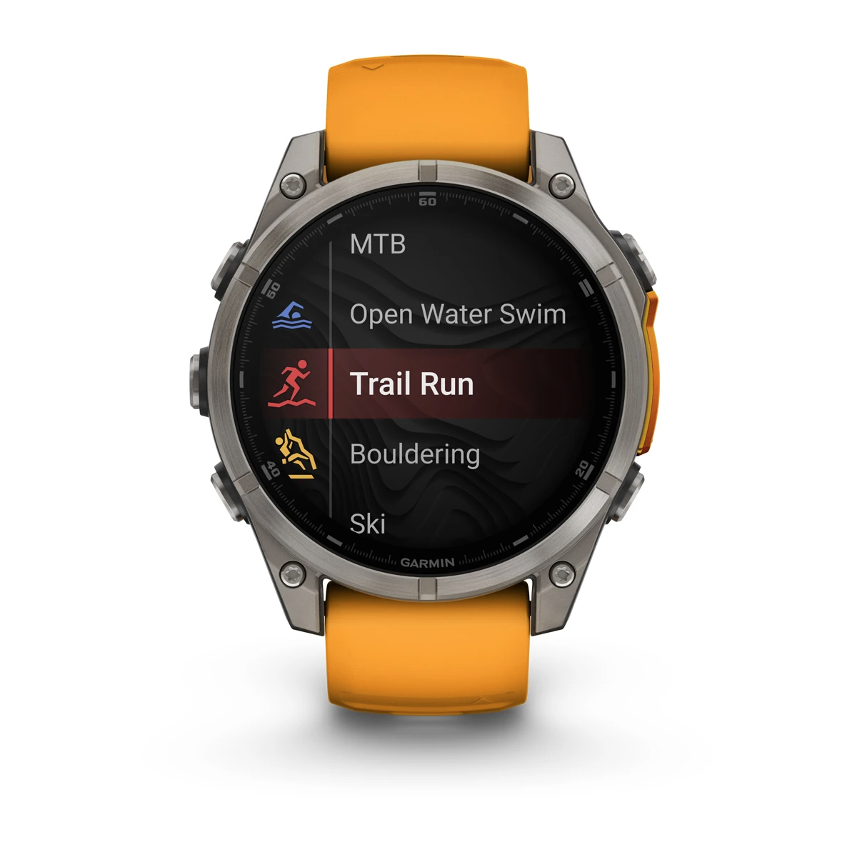Garmin Fenix 8 47mm Sapphire AMOLED Smartwatch - Titanium Orange