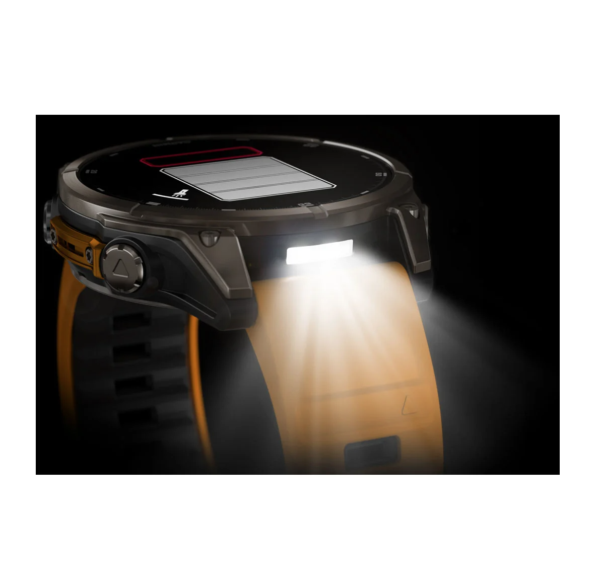 Garmin Fenix 8 47mm Sapphire AMOLED Smartwatch - Titanium Orange