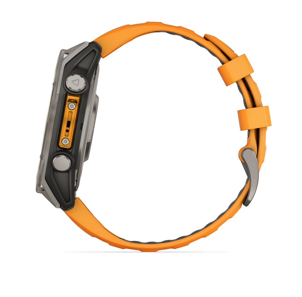 Garmin Fenix 8 47mm Sapphire AMOLED Smartwatch - Titanium Orange