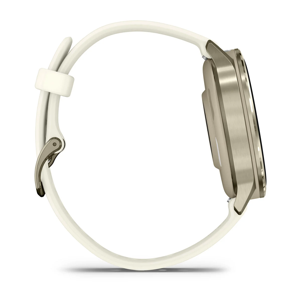 Garmin Venu 4 AMOLED - 41mm - Lunar Gold Bezel with Bone Silicone Band